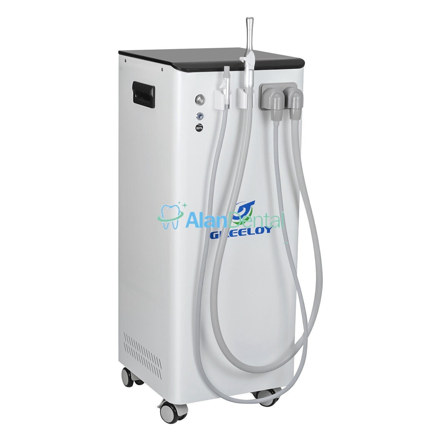 Greeloy 350L/min Portable Dental Suction System Mobile Vacuum Pump Machine