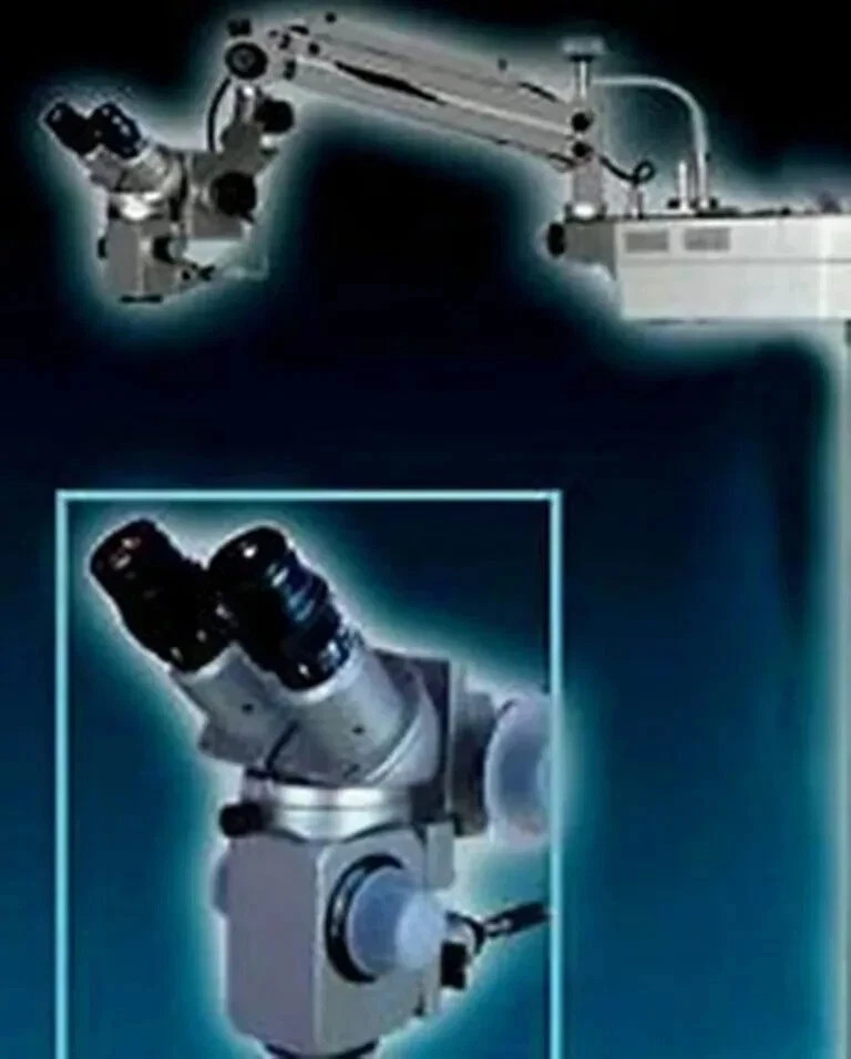 3 step Wall Mount Dental Microscope Manual Focusing German Optics Free Shipping