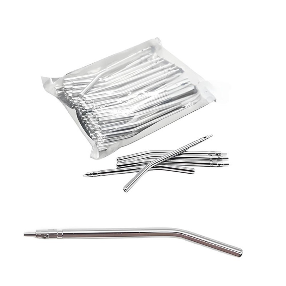 Dental Stainless Steel 3 Way Three Way Air Water Triple Syringe Nozzle Tip