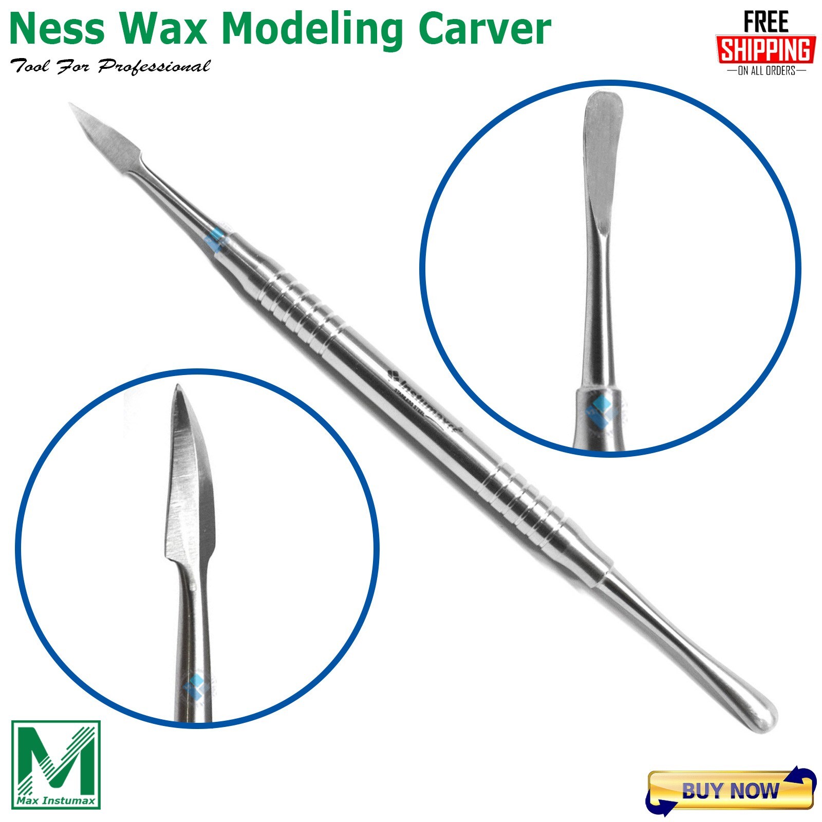 Ness Matrix Waxe Laboratory Dentists Spatula Carver Carving Inter Papillae X1