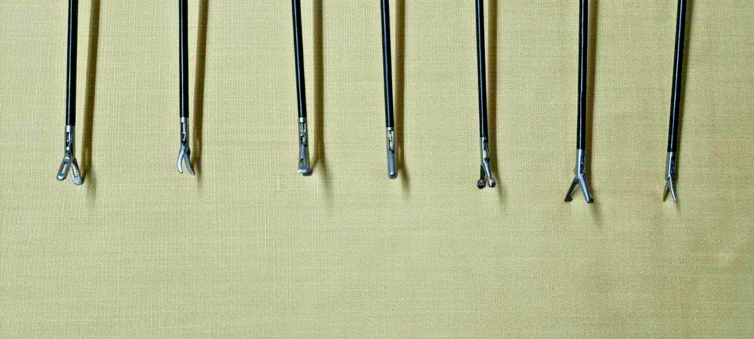 7pc Laparoscopic Gynecology Grasping Forcep 3mm Reusable Surgical Instruments