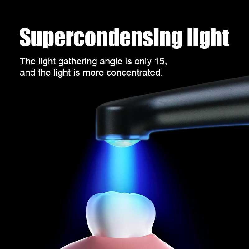 Dental Wireless Cordless LED Cure Curing Light Lamp 3200mW/c㎡ Tool Resin Cure US