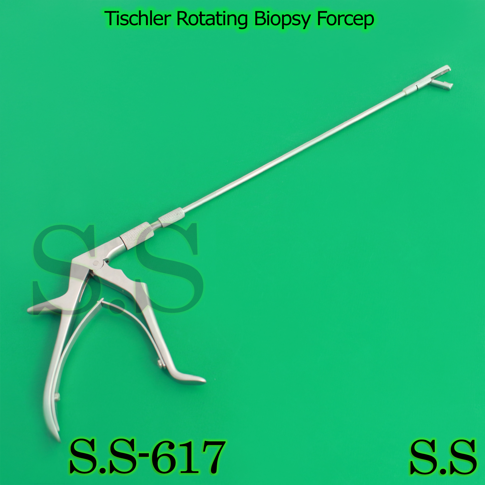 High Quality Baby Tischler Rotating Cervical Biopsy Punch Forceps S.S-617