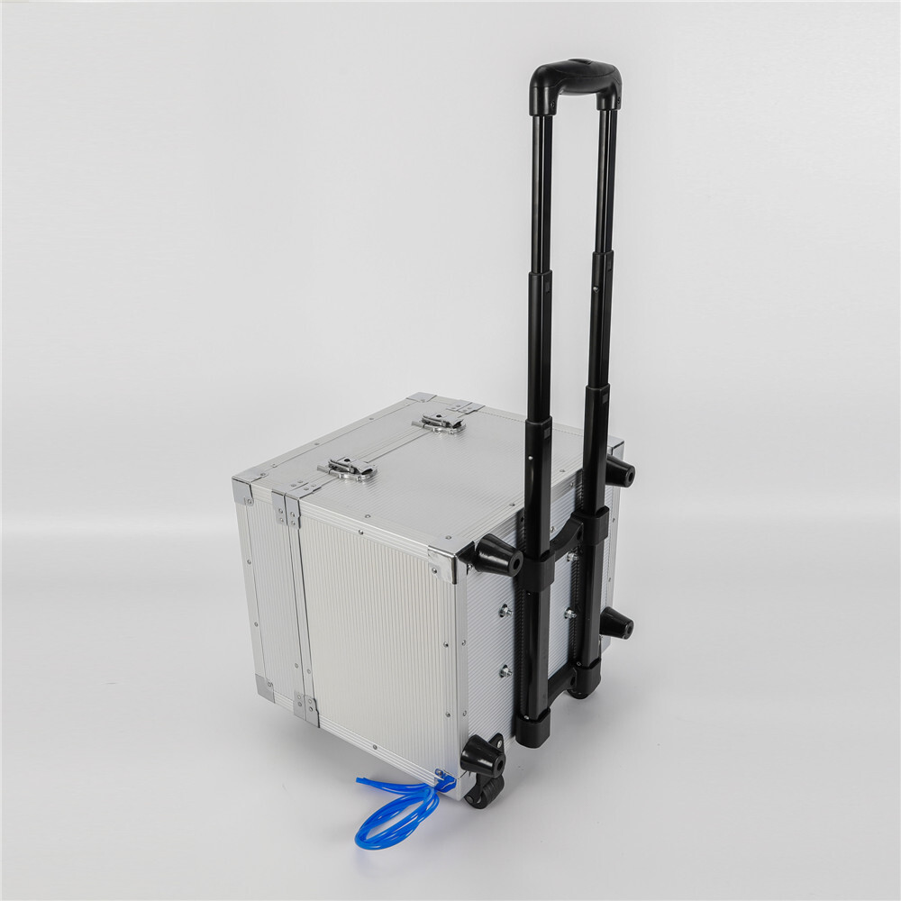 Portable Dental Delivery Unit: Rolling Box with 4 Holes Air Compressor Suction