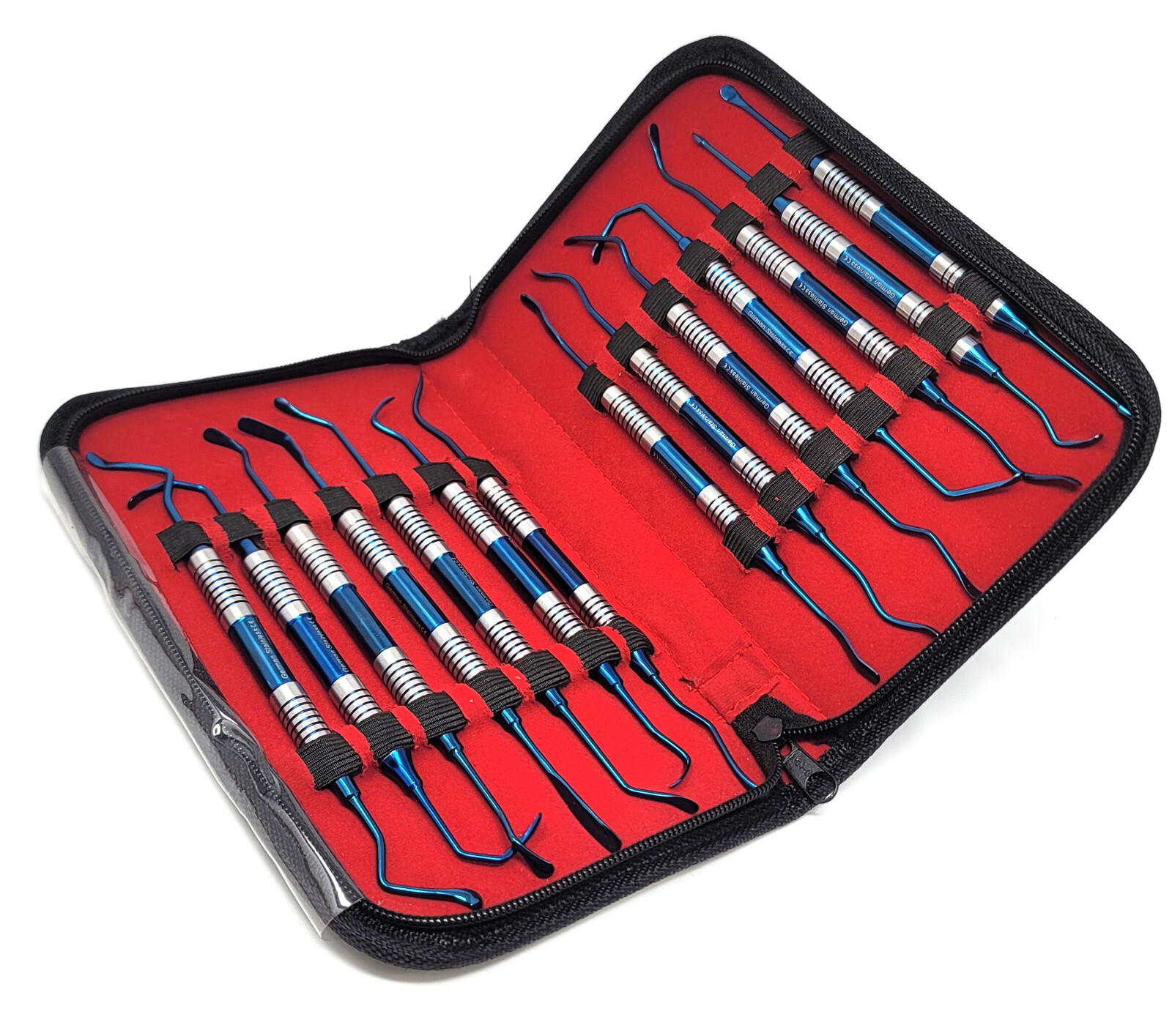 14 Premium Sinus Lift Instruments Set Kit Implant Dental Dentistry Blue Titanium