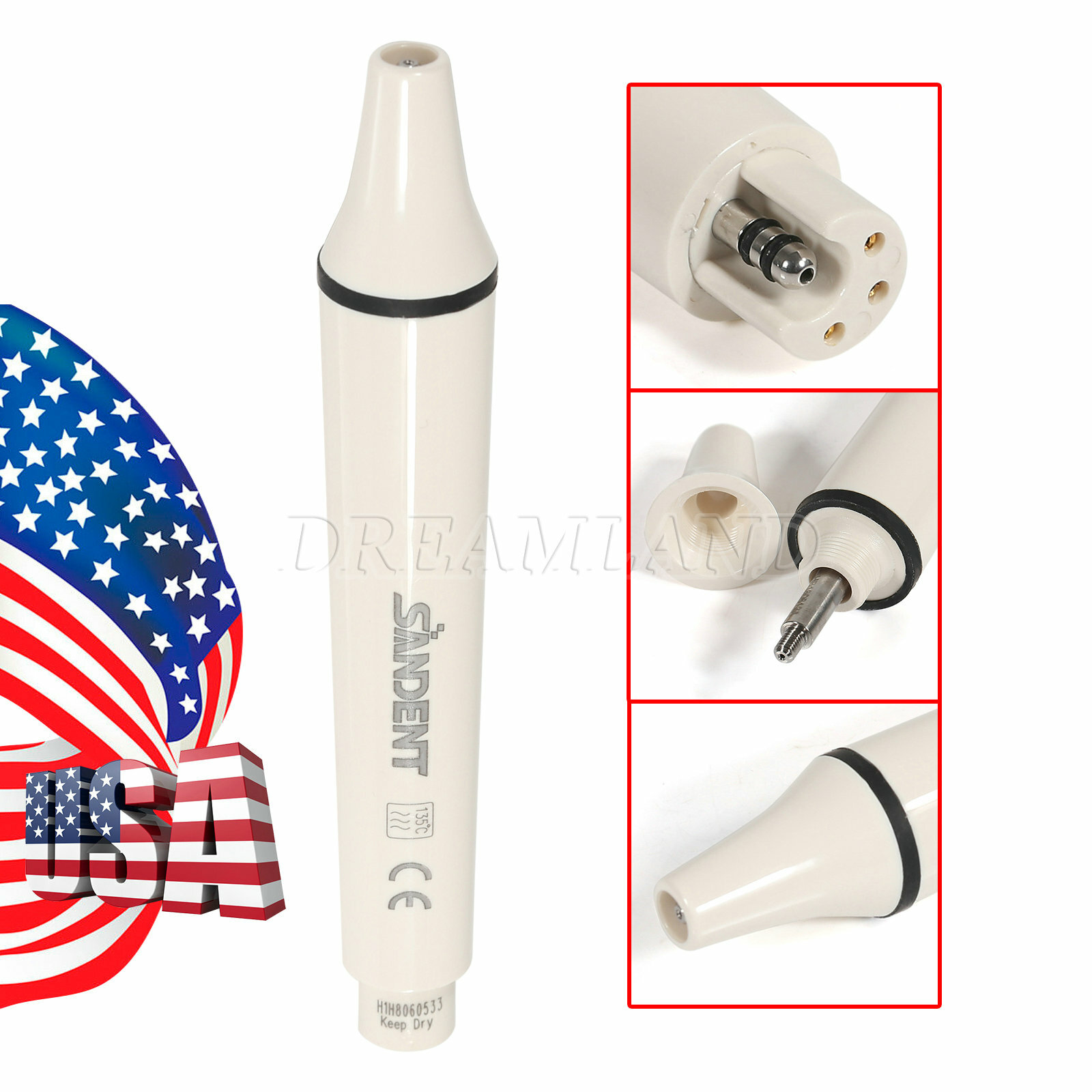 1/3/5 Dental detachable Handpiece for SKYSEA EMS Piezoelectric Scaler CE