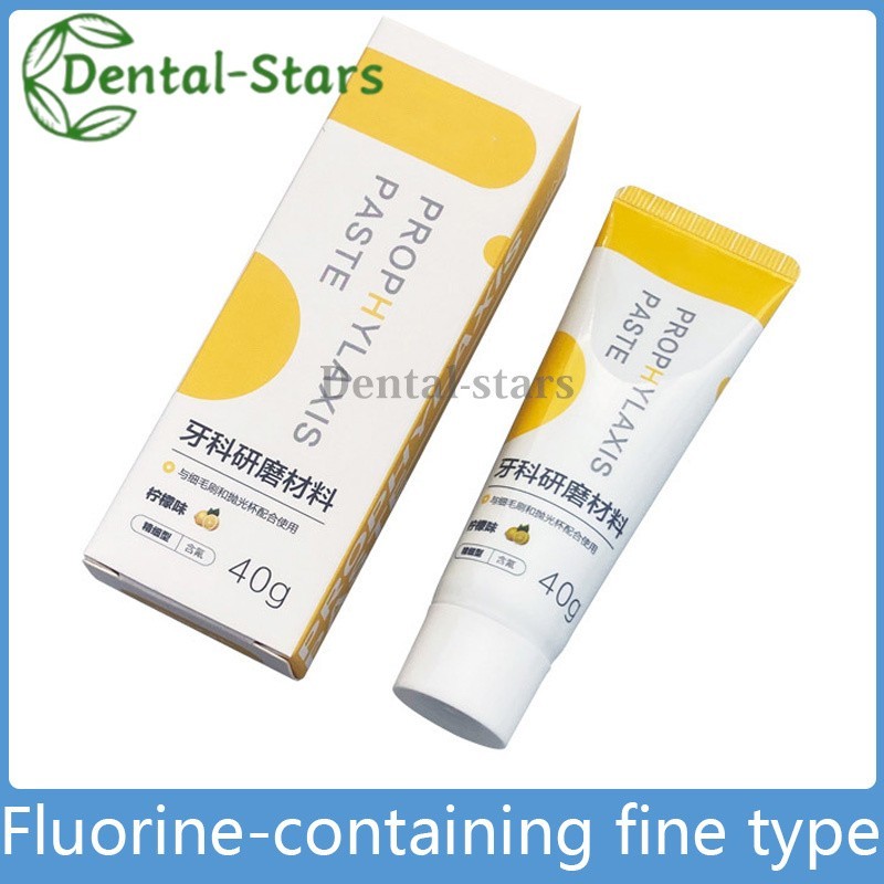 Dental Prophy Paste Fine Regular Grit Prophylaxis Paste w Fluoride For Polishing
