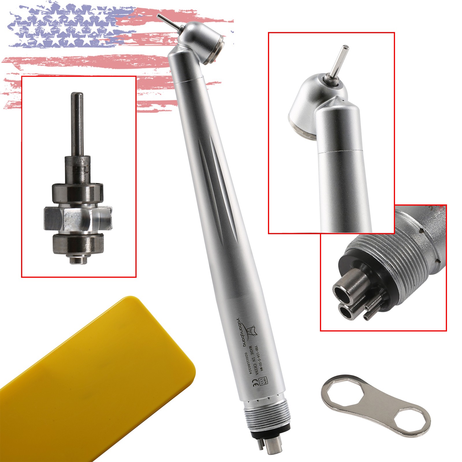 Turbina NSK PANA MAX Style Dental High Speed Handpiece Push Button 4 Holes