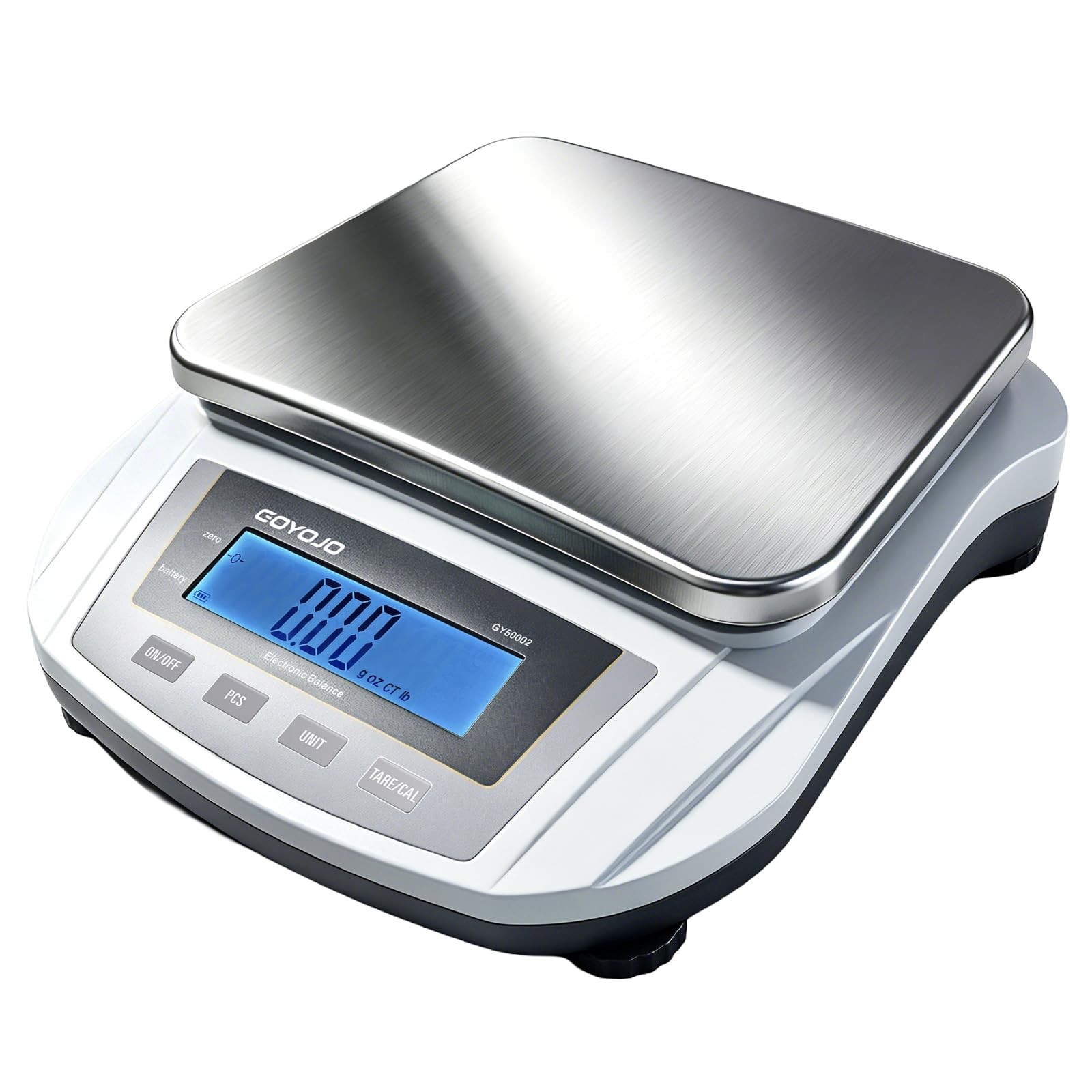 Digital Analytical Balance and Lab Scale, 5000g Capacity, 0.01g Precision, St…