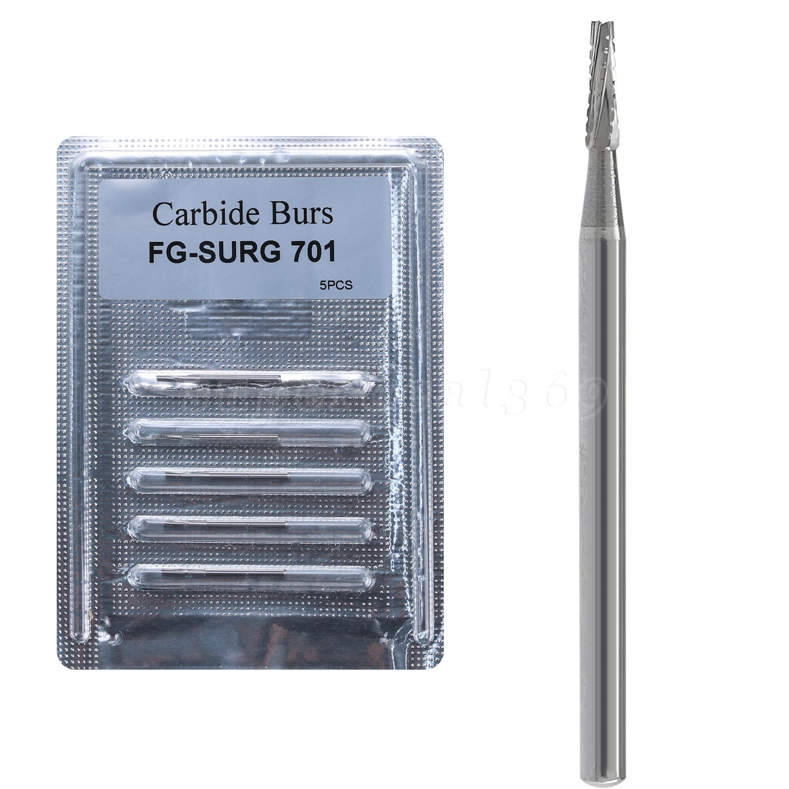 Dental Burs Carbide Surgical High Speed Taper Fissure Crosscut FG SURG 701 da