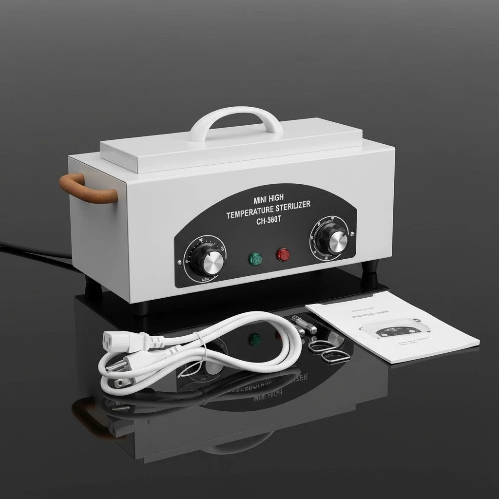 Sterilizer Machine 1.5L Dry Heat Sterilizer for Metal Tools Beauty Salon Use