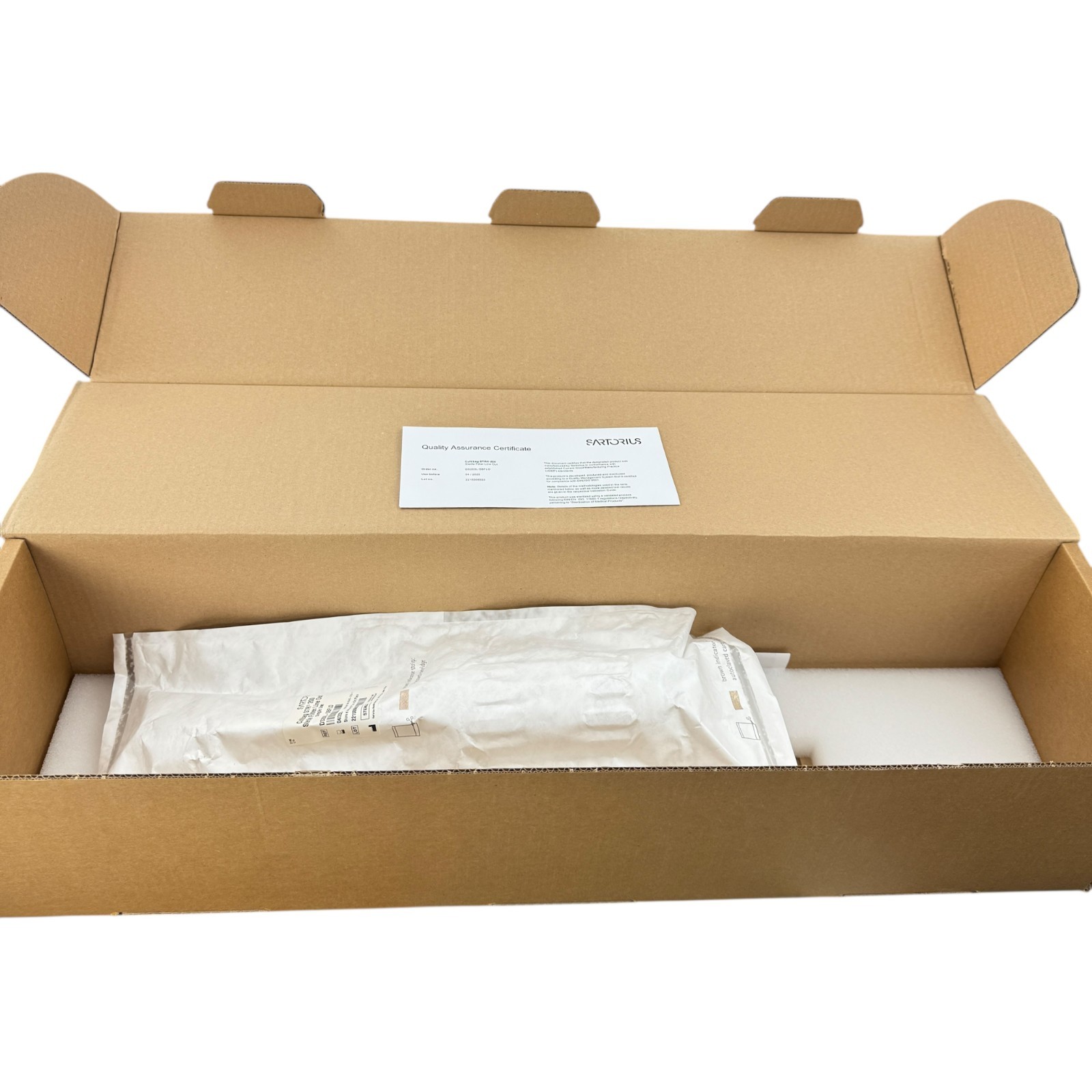 EXPIRED Sartorius DS200L-SBFLO Cultibag STR200 Sterile Filter Line Out