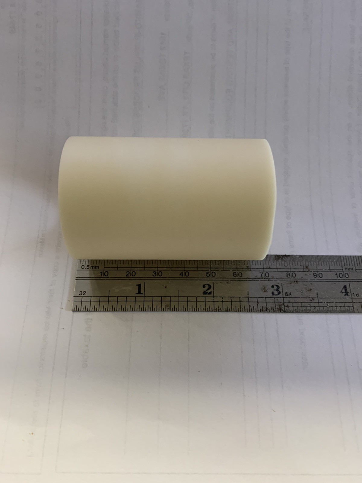HIGH PURITY ALUMINA CERAMIC TUBE – 1-5/8″ OD X 1-3/4″ ID X 2-1/2″ L