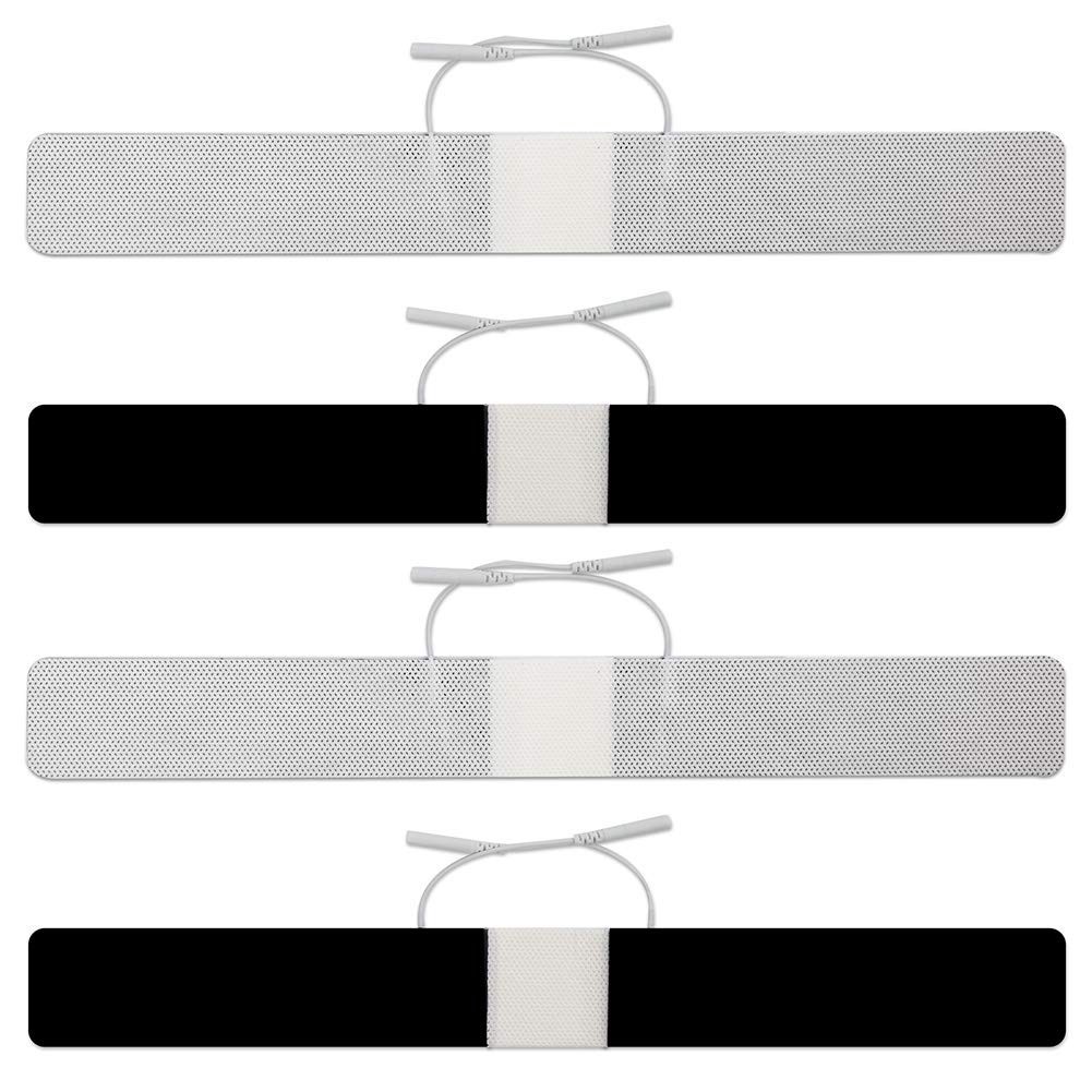 TENS Unit Pads 1.65″x13.75″, 4Pcs Electrode Pads Long Strip Shape, Tens Unit …