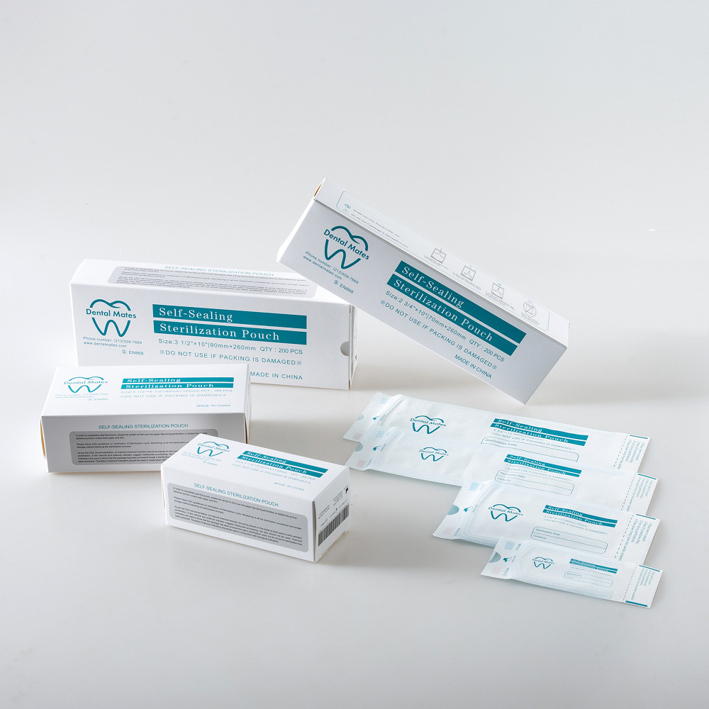 Sterilization Pouches Autoclavable, 5 1/4×11 & 5 1/4×10 inches dental tatoo nail