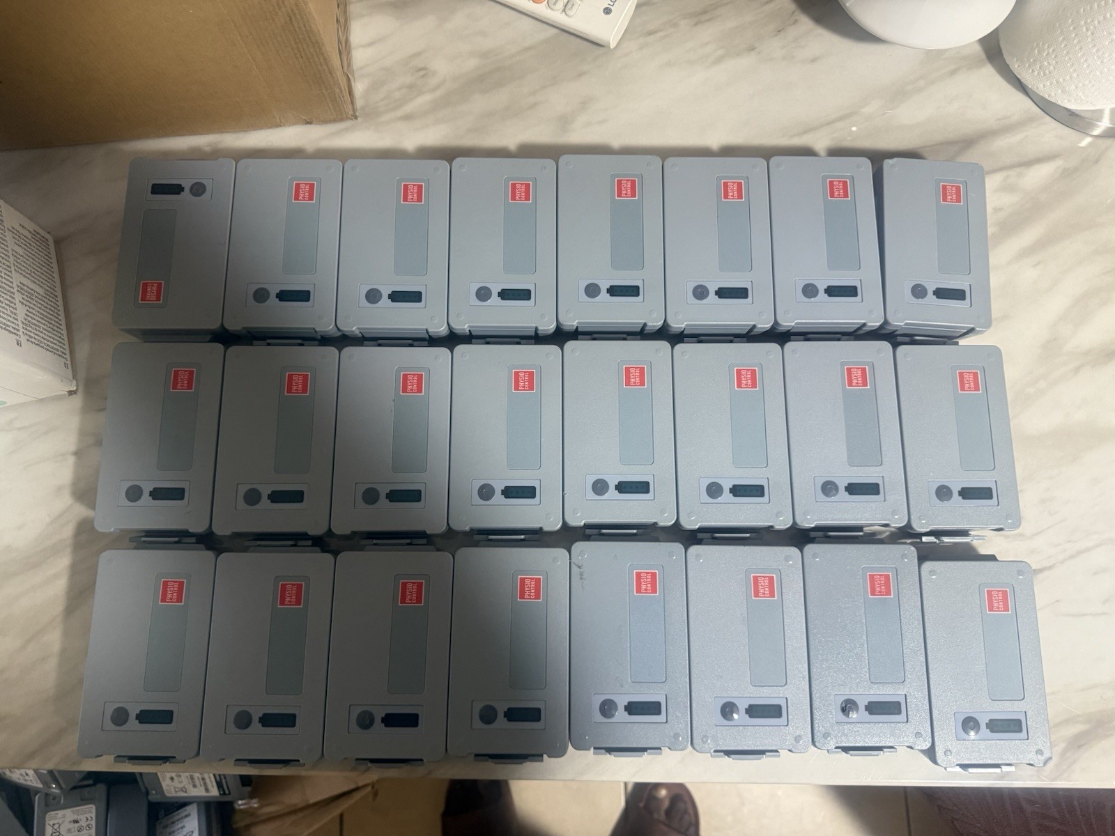 Lot of 25 Physio Control Lifepak 15 Li-ion Battery 21330-001176 DOM: 2021-11-08