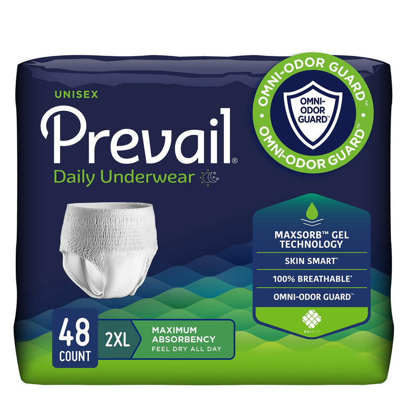 Prevail Daily Protective Underwear – Unisex Adult Incontinence Underwear –