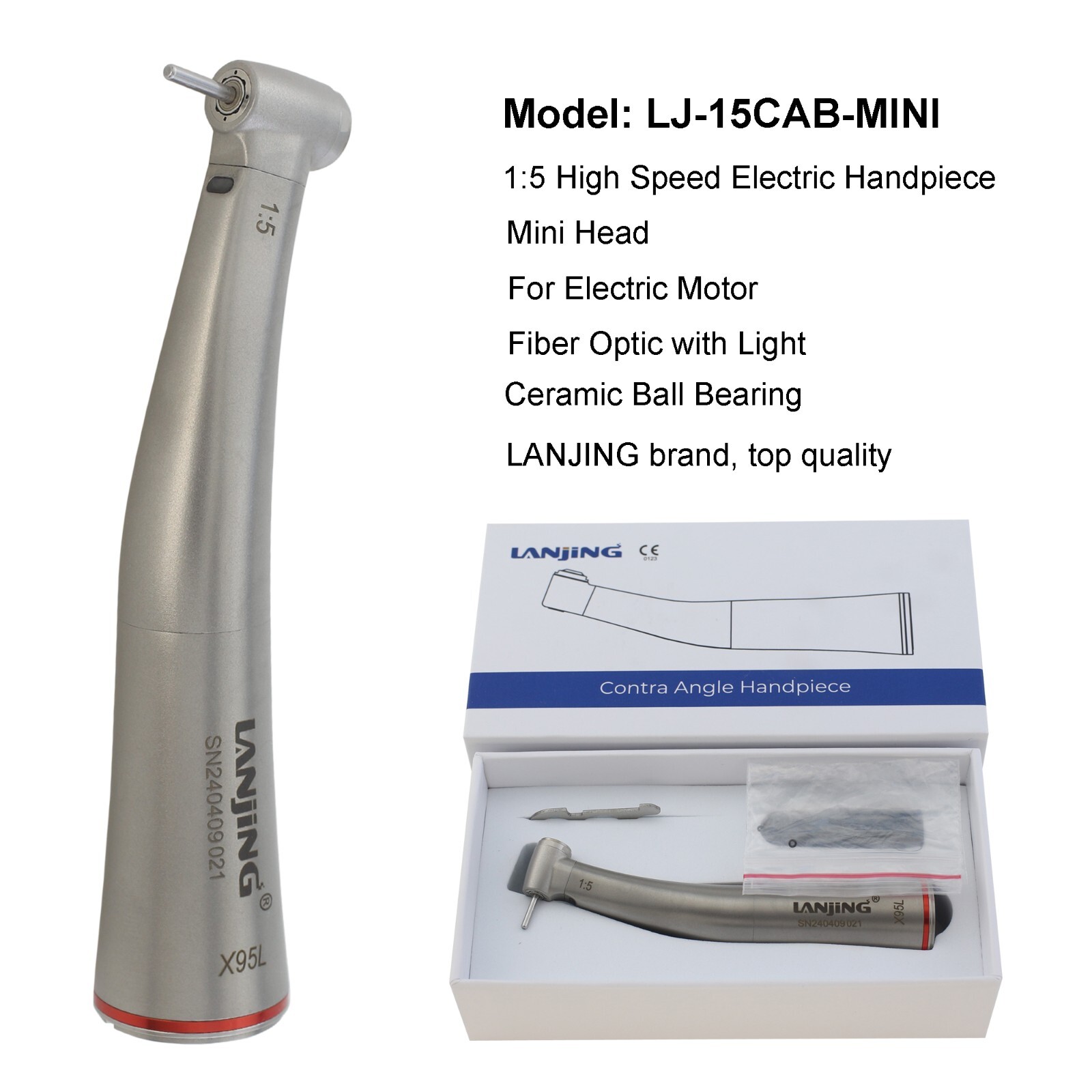 COXO Dental Electric Motor LED 1:5 Contra Angle 6:1 Endo Handpiece C PUMA Master