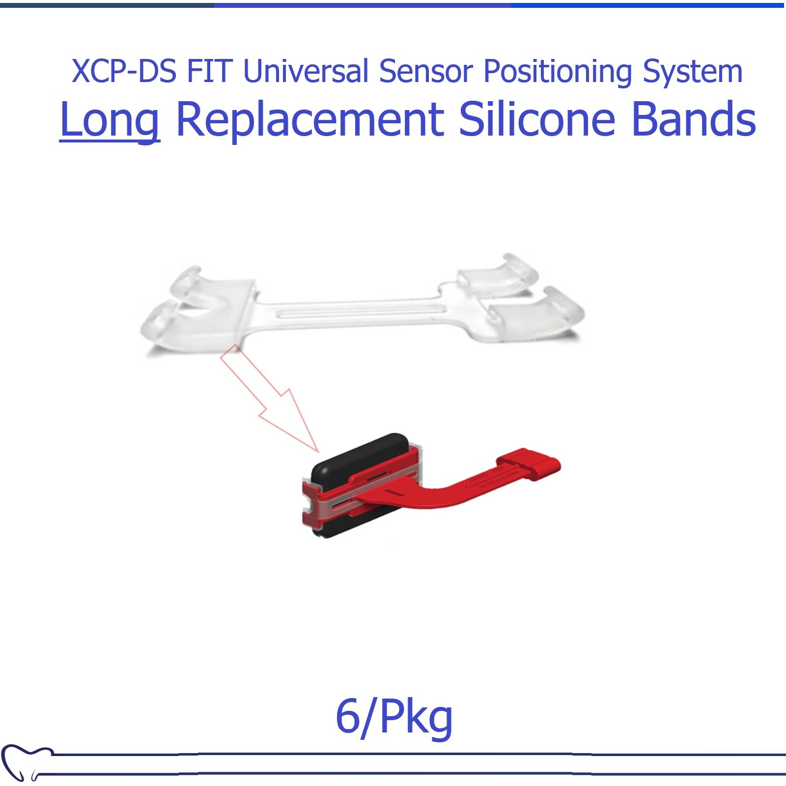 XCP-DS FIT Replacement Bands LONG Anterior Horizontal Bitewing HBW- 6/pkg
