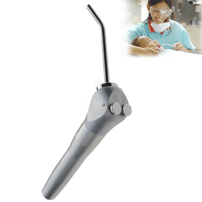 Dental Air Water Spray Triple Syringe 3 Three Way Handpiece With 2 Nozzles Tips