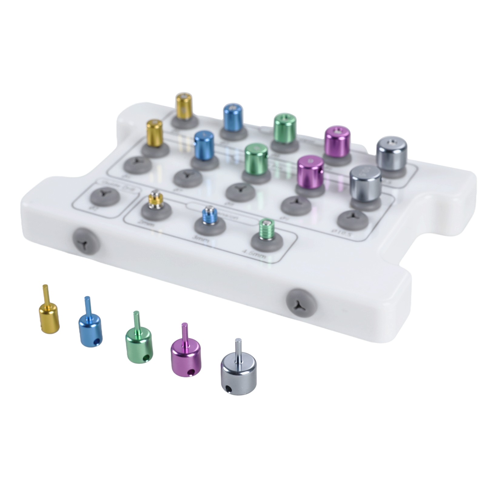 Dental Implant Drill Guide Positioning Space Drill Pilot Pins Spacing An Implant
