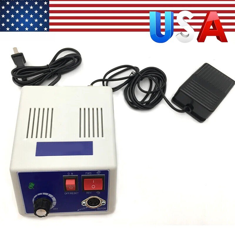 Dental Lab Electric Micromotor Polishing Unit + 35K rpm Motor Handpiece