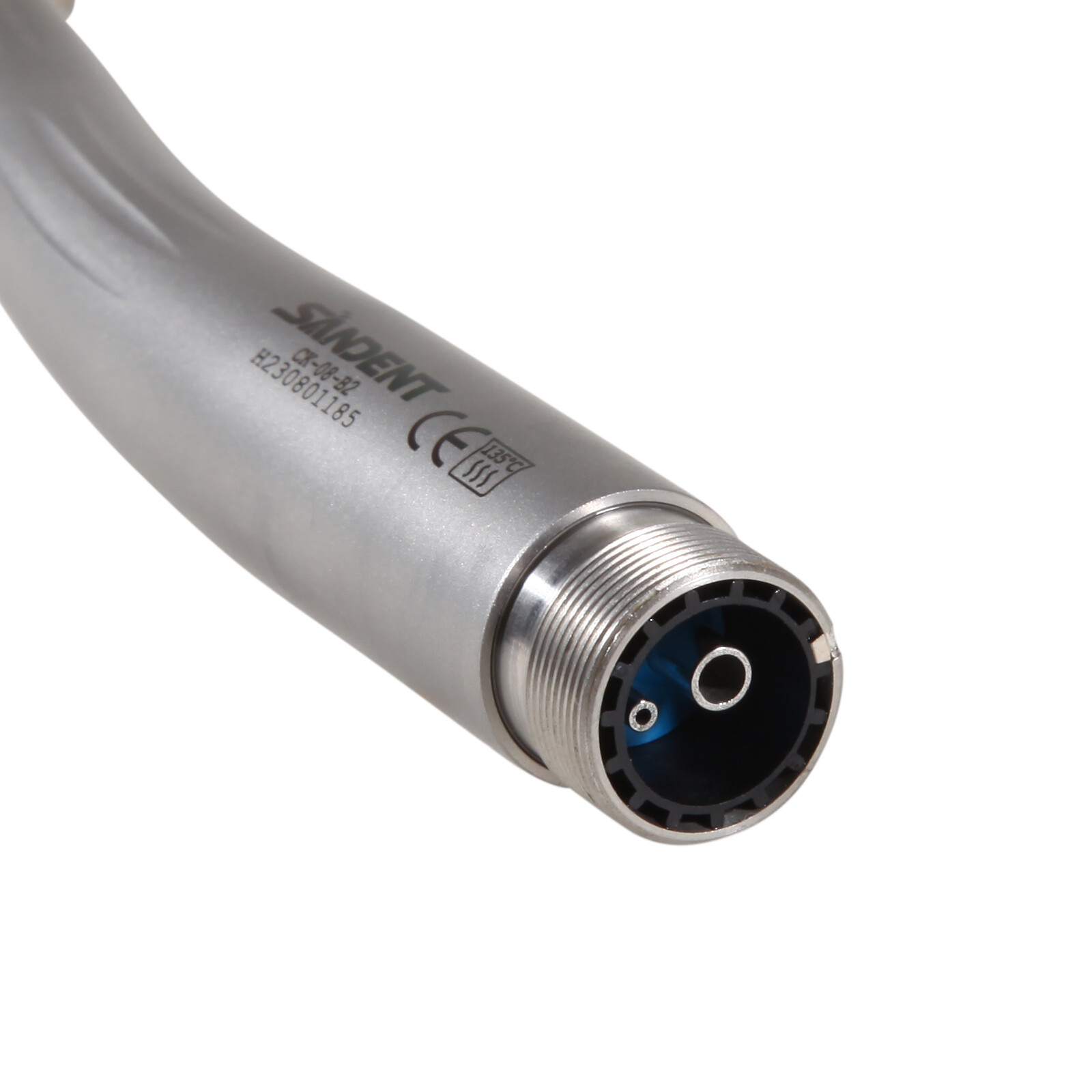 SANDENT Dental Standard Head High Speed Handpiece Push Button 2Hole Clean System