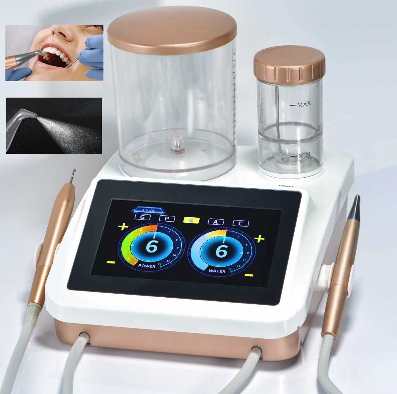 Dental Tooth Cleaning Sandblasting Scaler Lab Polishing Machine+Scaler Polisher