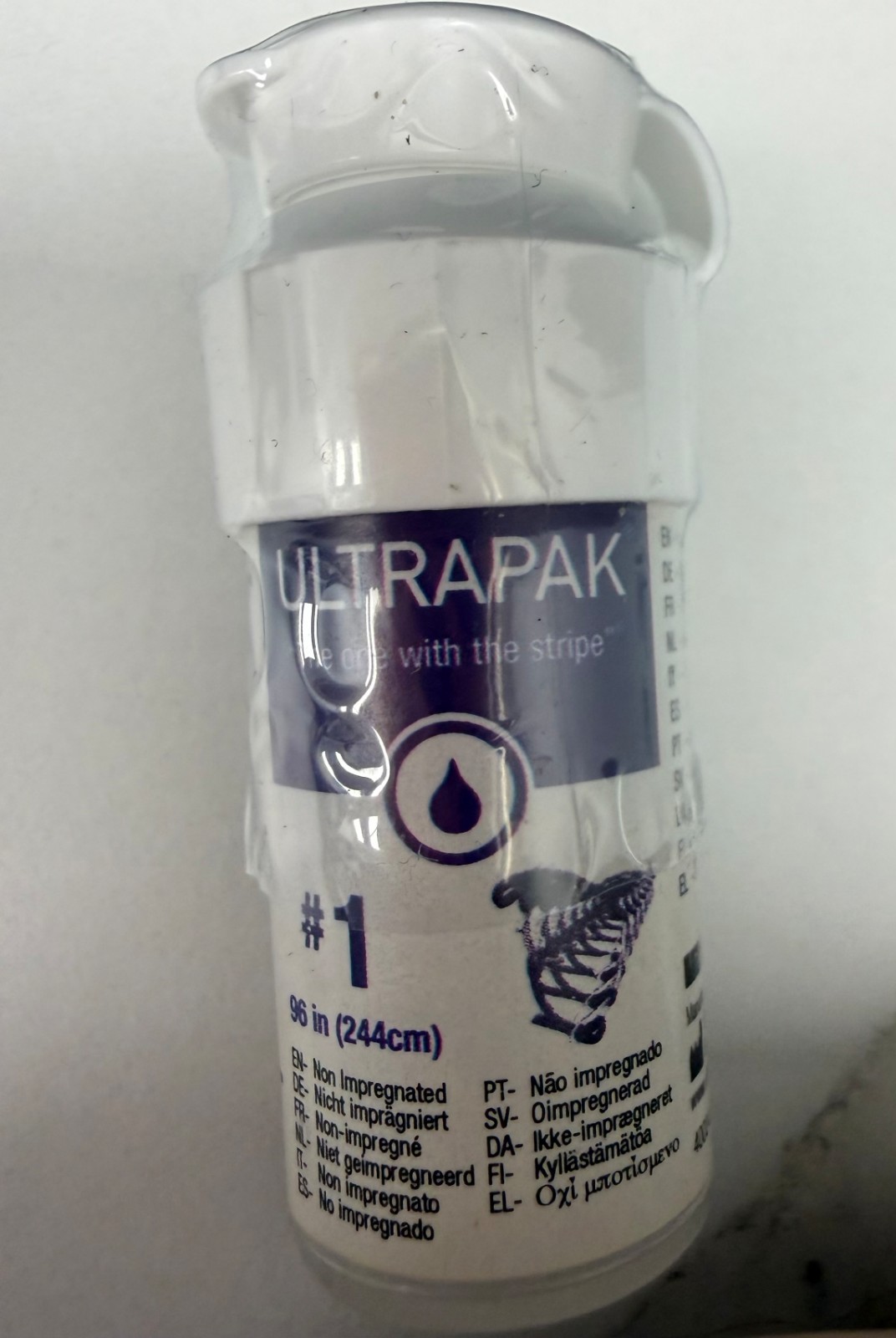 Ultradent Ultrapak 1 Retraction Cord Plain Knitted 96 in 244cm 132 New
