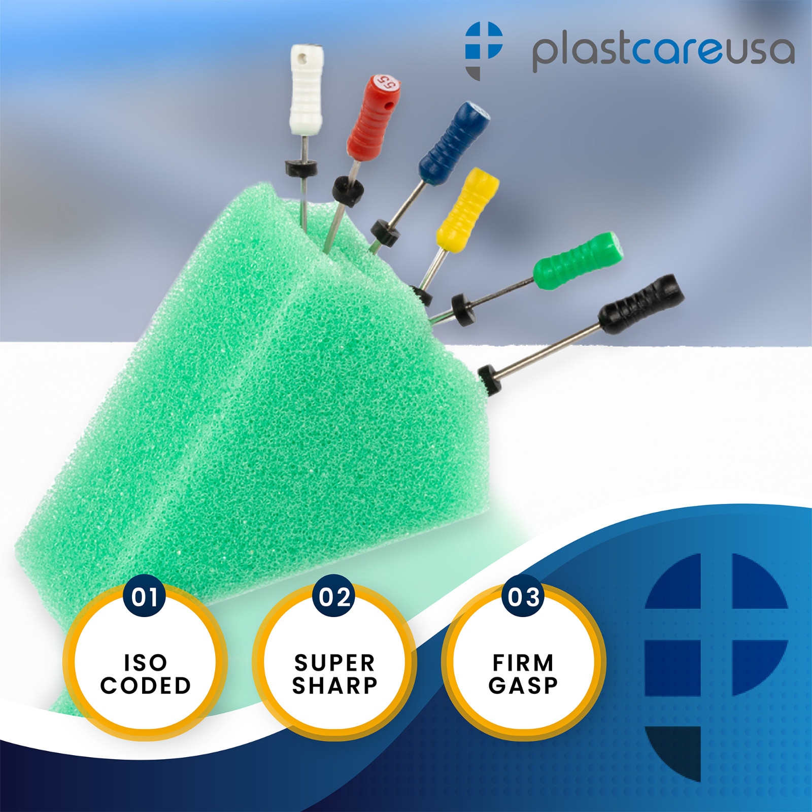 Size 15-40 Assorted 25mm Endo K-Files, Endodontic Dental K Files