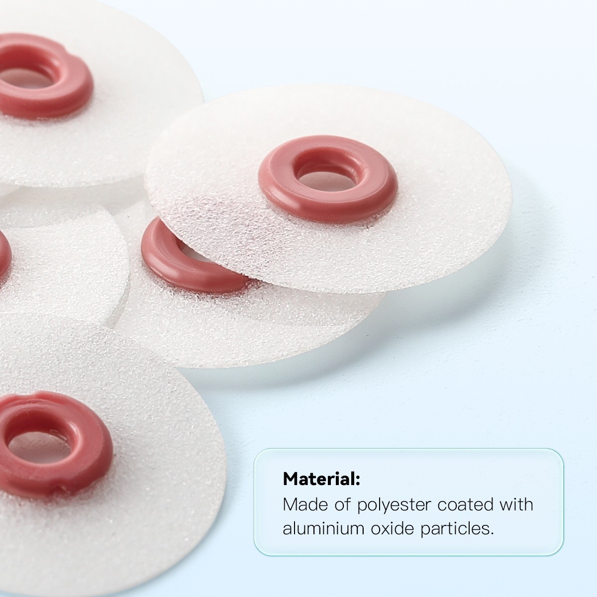 AZDENT Dental Polishing Discs Coarse Medium Super Fine RA 40Pcs Polisher+Mandrel