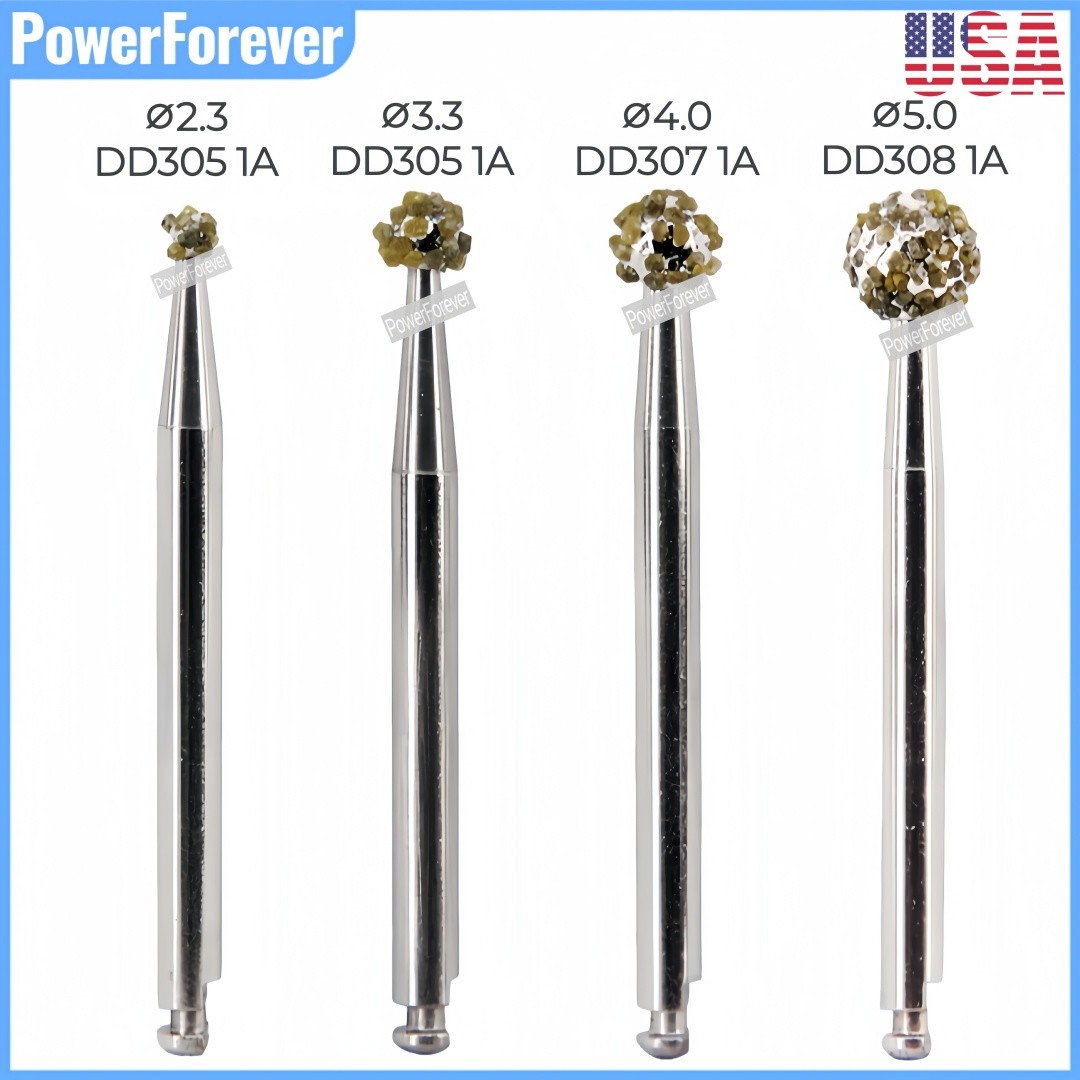 USA Dental Degranulation Burs Kit Bone Debridement Remove Tissue Debris Remnant