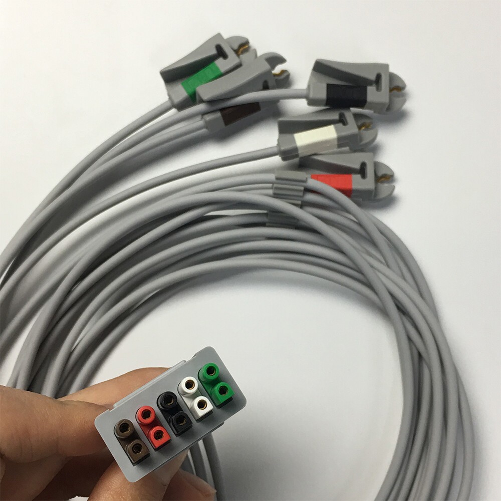 For GE Adult 5 Lead Cable 414556-002 Replace 412681-002
