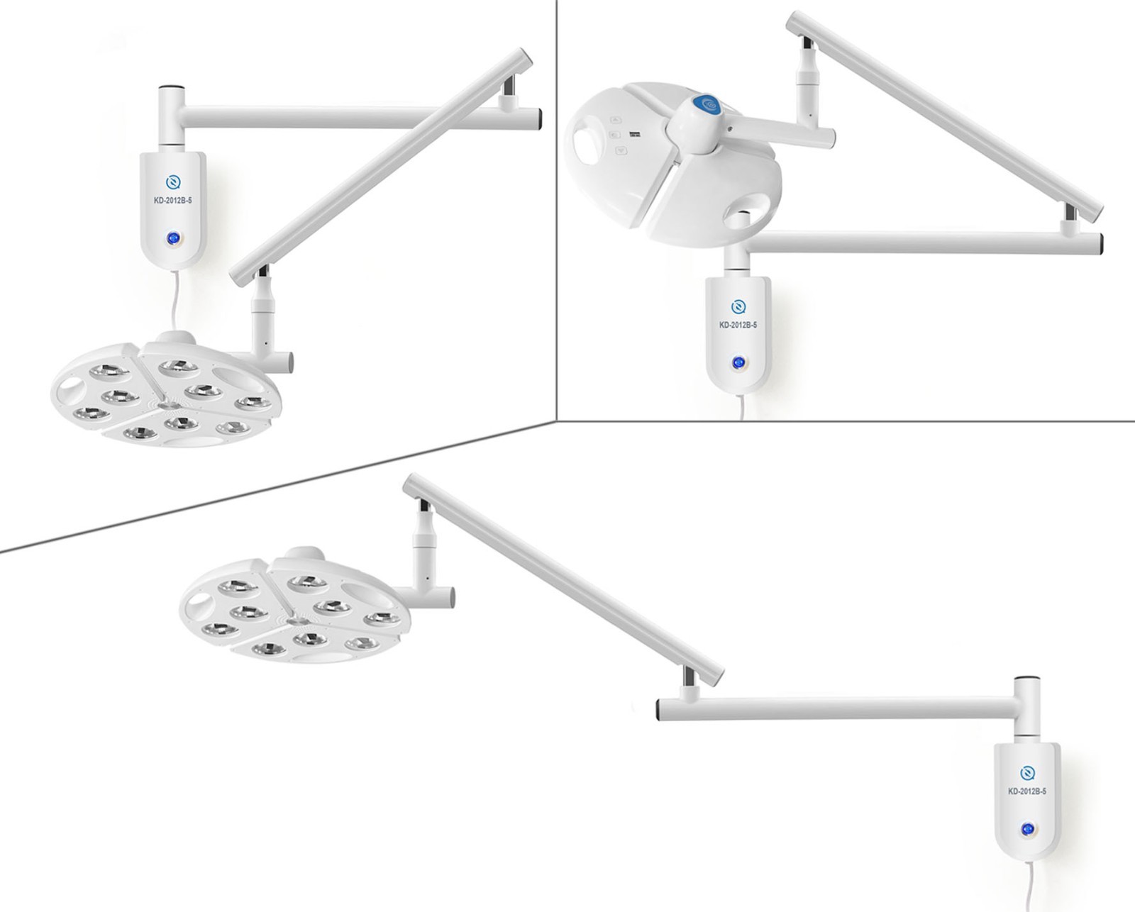 360mm Wall-Mounted Surgical Lamp Lighting 90W Dental Shadowless Exam Lamp