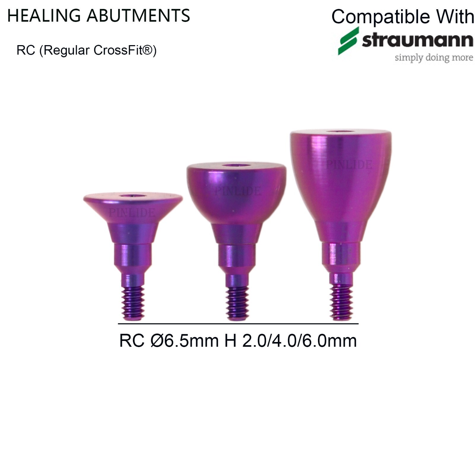 US Healing cap abutment Straumann BLT Conical connection Compatible Ø4.1-Ø4.8 RC