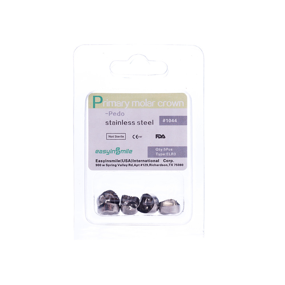 48/96Pc Dental Molar Crown teeth Kit Preformed Stainless Steel Kids/Adult Crowns