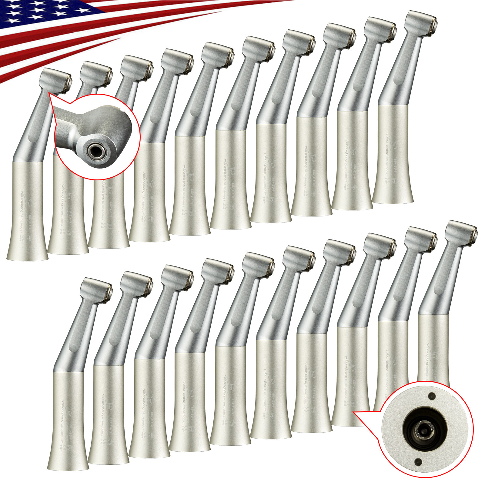 Dental Slow Low Speed Push Button type Contra Angle Handpiece Fit NSK YX23 ns