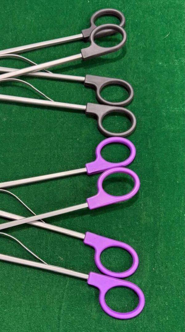 4pc Laparoscopic Open Surgery Hem-o-Lok Applier Black (ML)/ Purple (L) Reusable