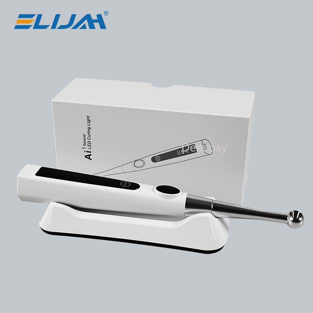 Dental Cordless 1S LED Light Cure Lamp Metal Head LED Curing Light 360° 4 Modes