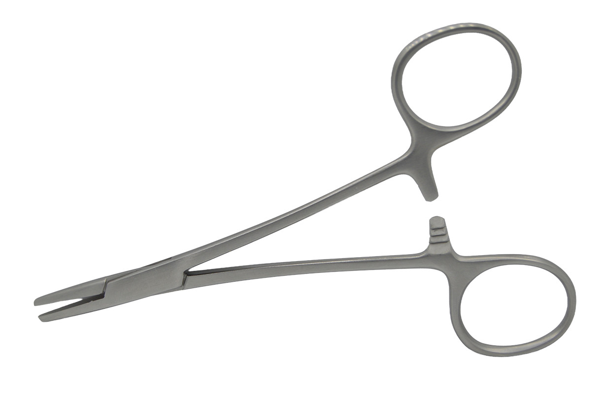 New Sklar Needle Holder 20-1350 Webster N/H 5-1/4″ Smooth Stainless NOS