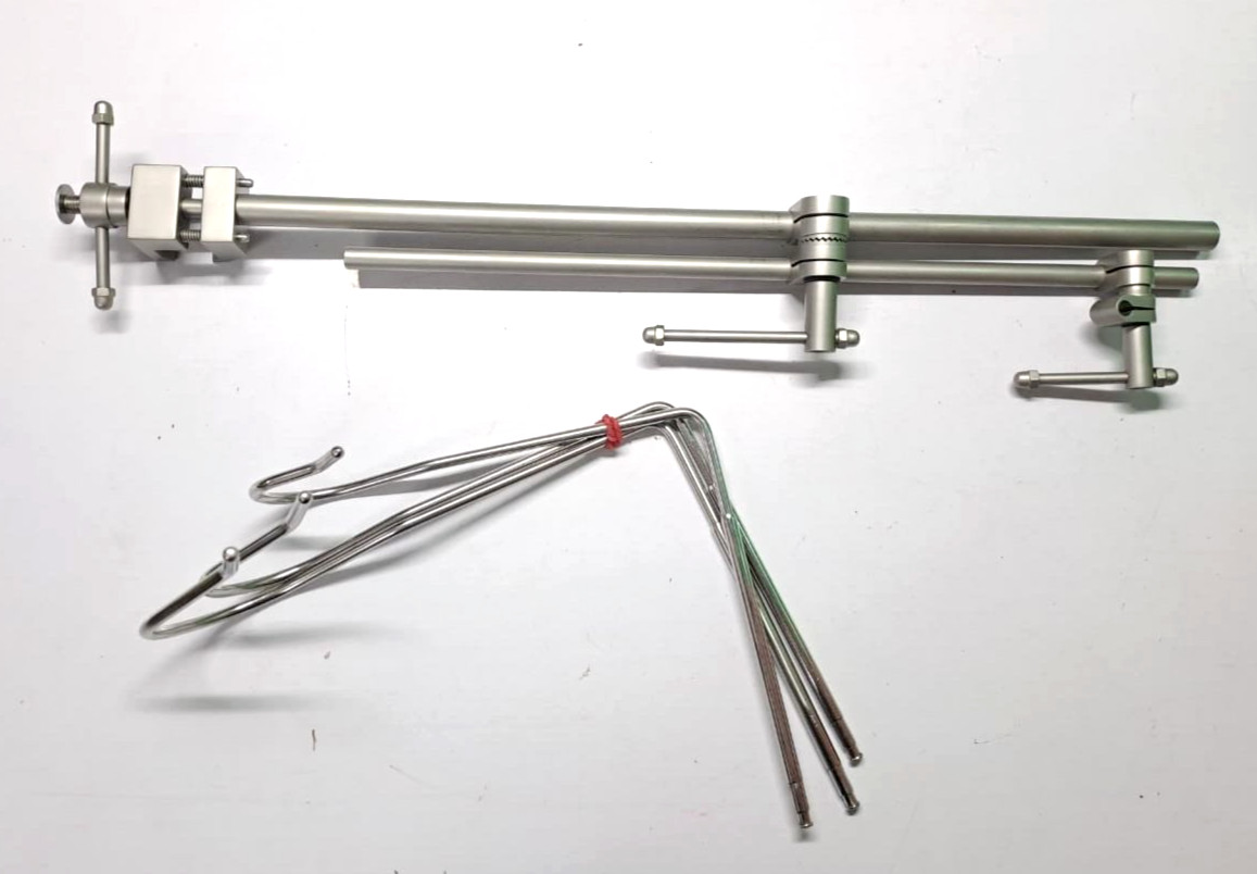 Laparoscopic Semi Rigid Nathanson Liver Retractor & 3 Hook Reusable Instruments