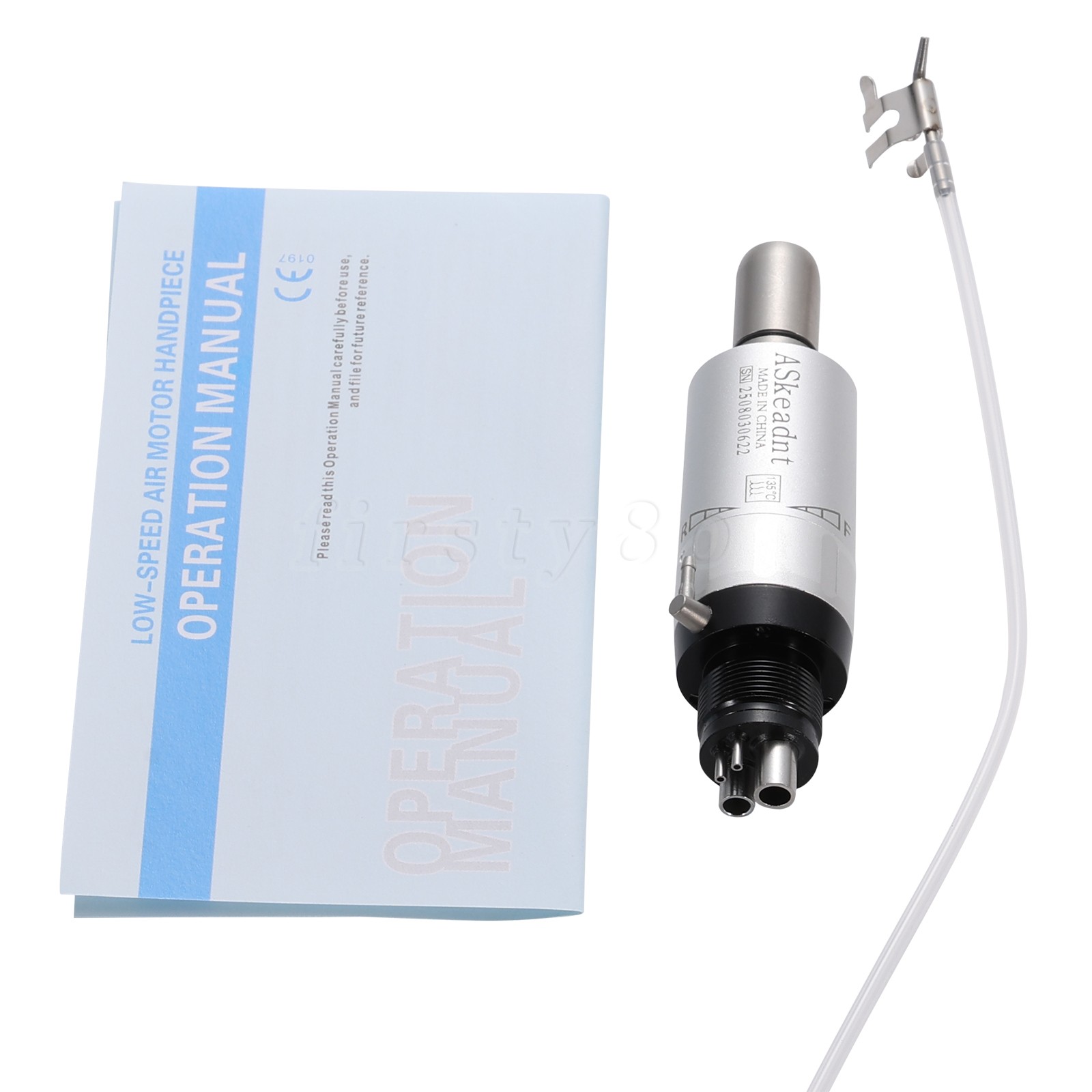 USA Dental Slow Low Speed Handpiece Air Motor 4 Hole ASkeadnt
