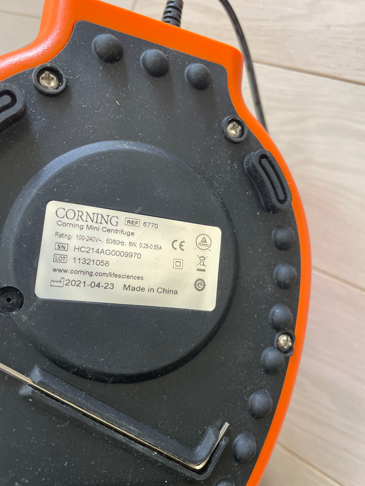 Corning Mini Centrifuge 6770 8 Position rotor 1.5ml 2 ml Clean 2021 Model micro