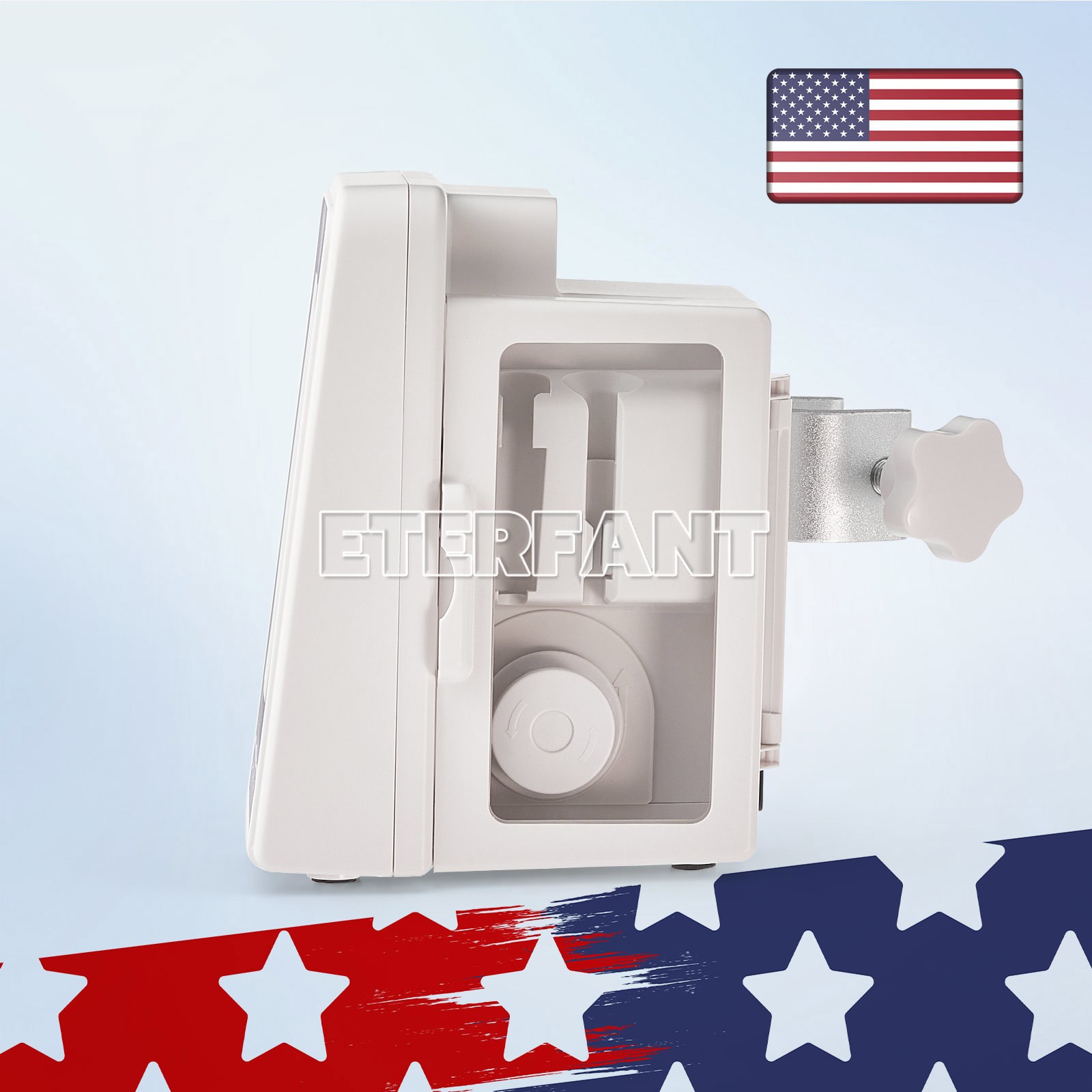 Portable 6 Modes LCD Touchscreen Enteral Feeding Pump with Adjustable Pole Clamp