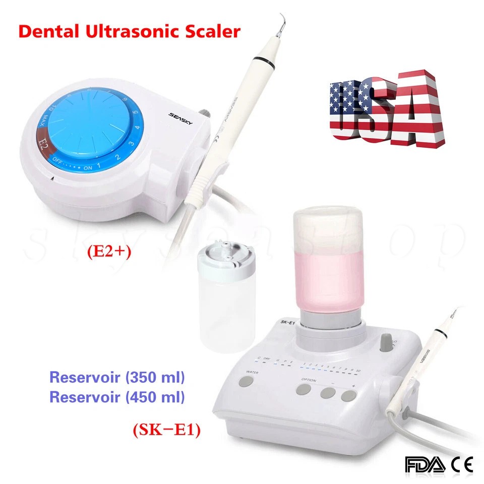 Dental Ultrasonic Scaler + Scaling Perio Tips fit EMS SKYSEA Handpiece EMS
