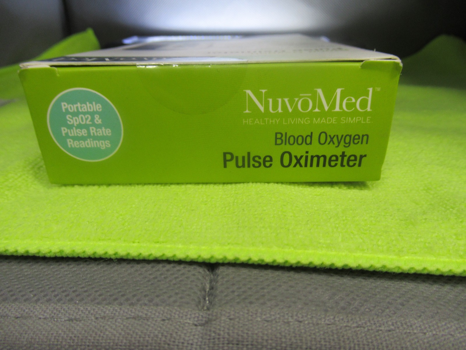 NEW NuvōMed Blood Oxygen Pulse Oximeter Digital Display FDA510(K) Compliant