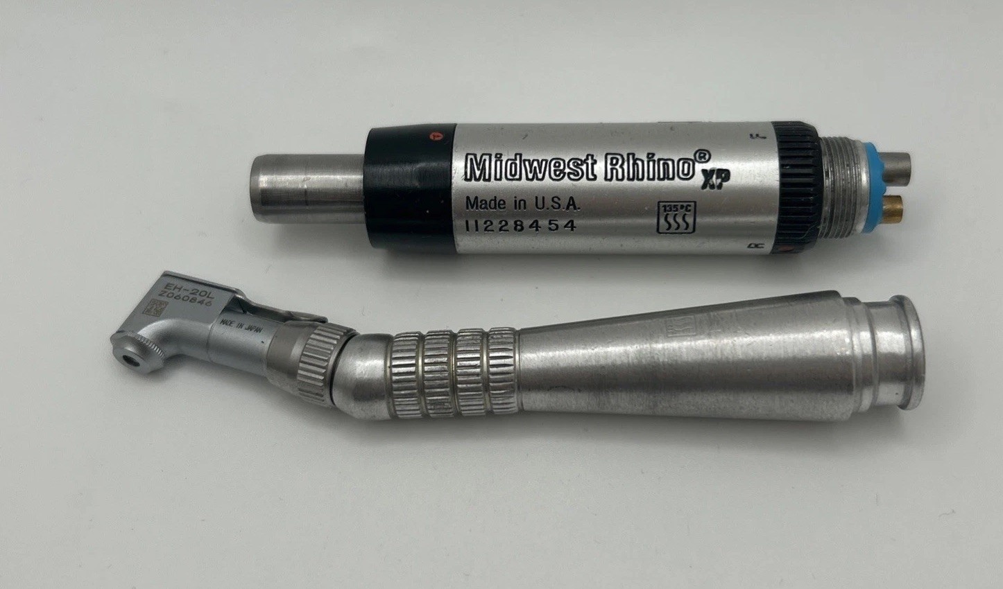 🦷 Midwest Rhino XP Handpiece Combo – Contra Angle w/ New Swing Latch Latch Head