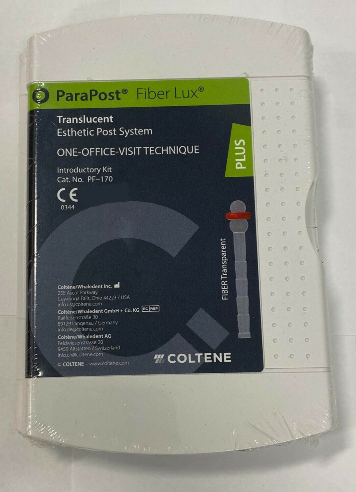 *1-Pack* Coltene ParaPost Fiber Lux Translucent Esthetic Post System Kit PF-170