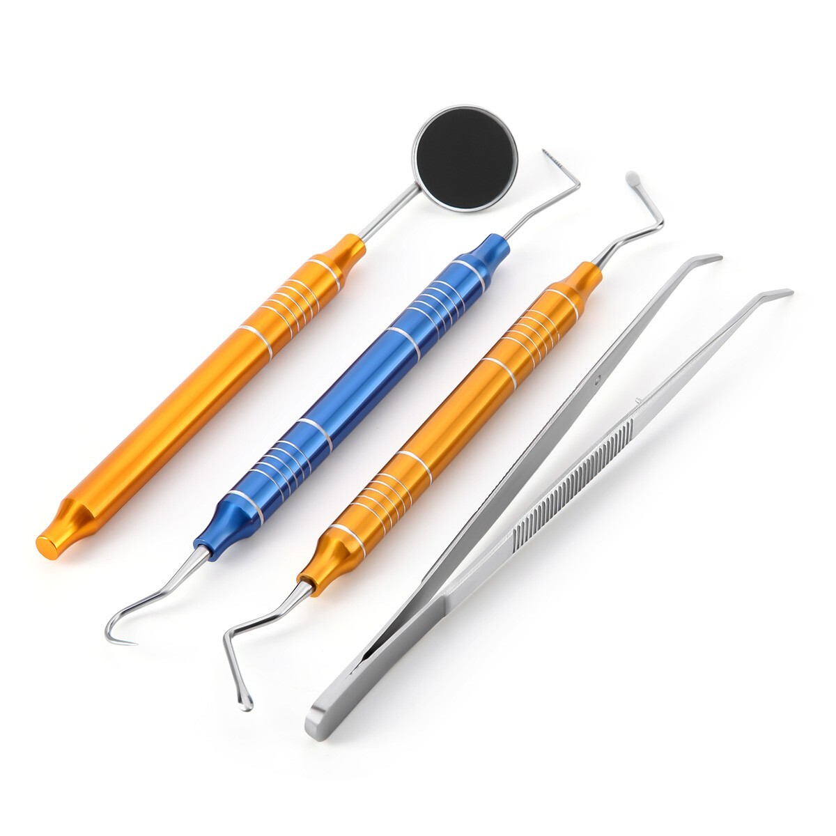 Dental Teeth Scraper Mouth Mirror Tweezer Dentistry Probe Tooth Care Instrument