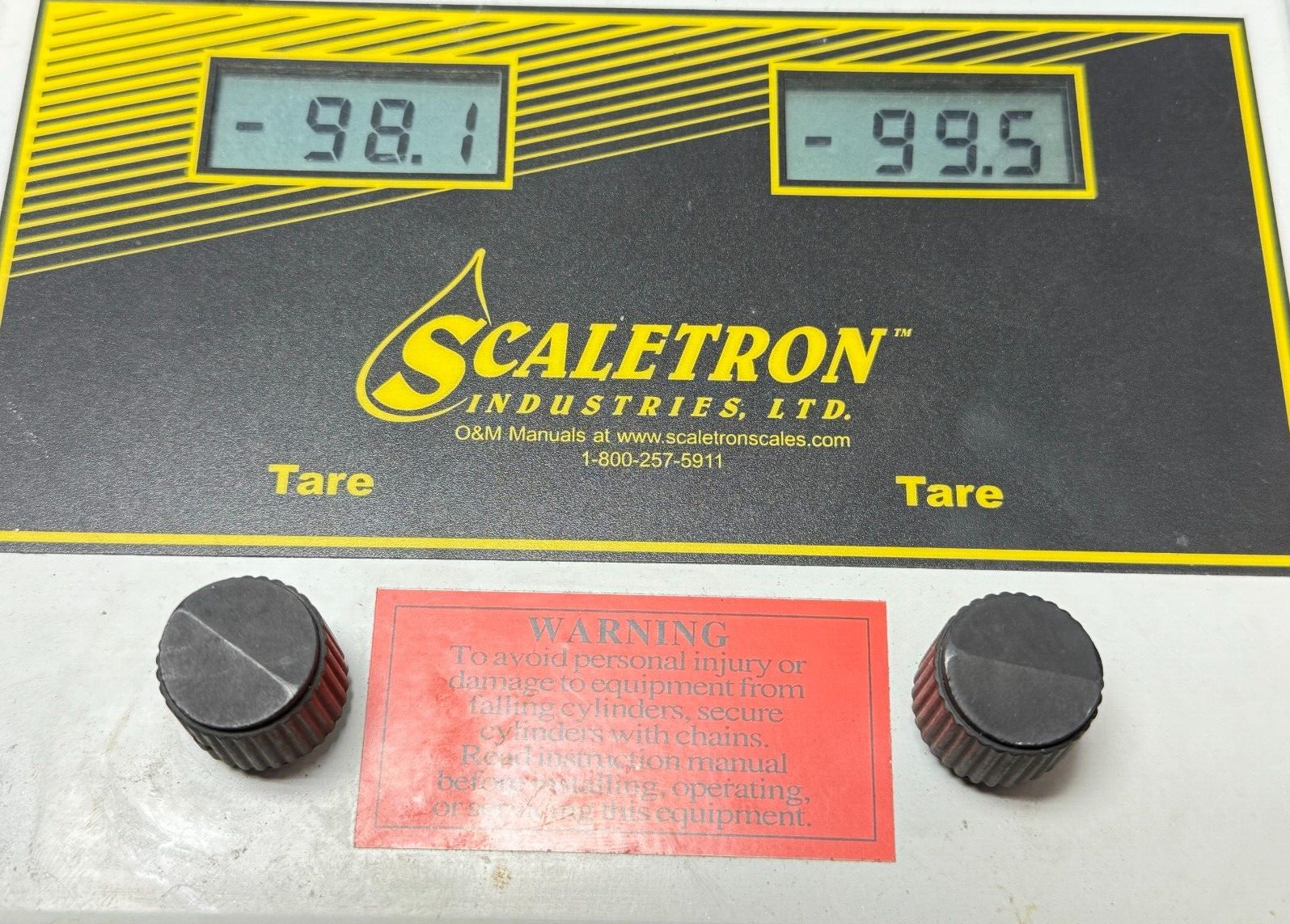 Scaletron 2350 Digital Dual Cylinder Scale Controller 0-150 Lbs